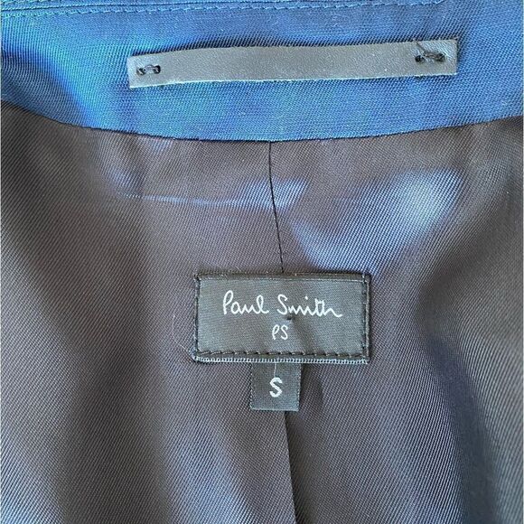 Paul Smith Chore Jacket Linen Blend Blue Small - Picture 8 of 9
